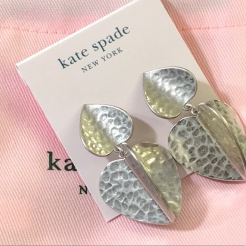 New Kate Spade metal petal drop earrings - Picture 9 of 14